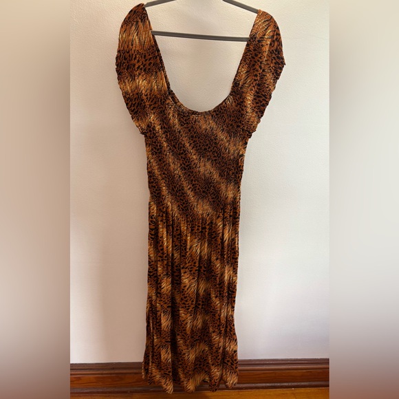 Westside Designs Animal Print Maxi Dress XL Plus Size - Picture 1 of 4